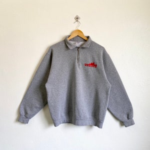 Vintage Shaver Sweatshirt Embroidery Logo Grey Color Men’s L