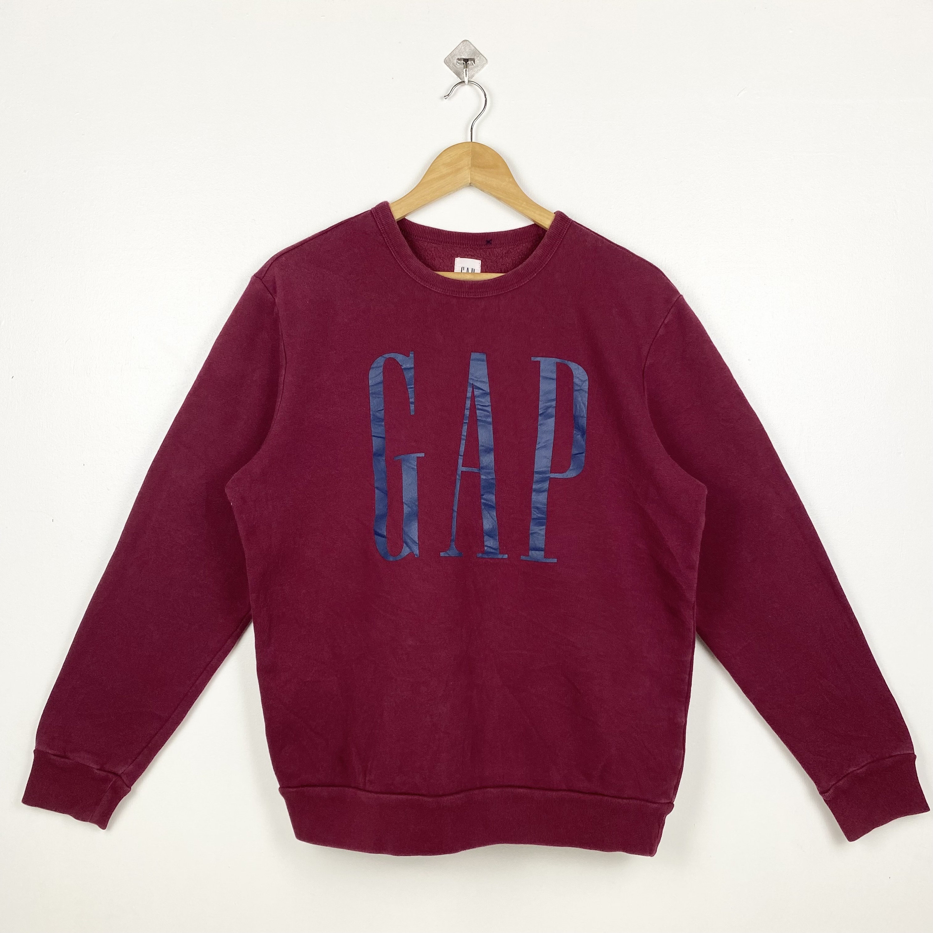 ♪ 2004―2005  gap  A&W ミラノ・ニューヨーク ♪ Vintage Gap Crewneck Sweatshirt Print Logo Red Color Men's M - Etsy