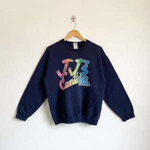 Vintage JJ’s Cantina Cholla Bar Mexico Crewneck Sweatshirt Print Logo Blue Color Men’s M