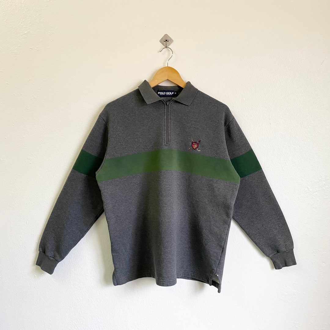 90s Polo Ralph Lauren Golf Sweatshirt Embroidery Logo Grey 90s Polo Ralph Lauren Golf Sweatshirt Embroidery Logo Grey