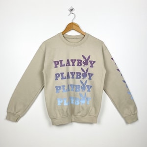 Playboy Crewneck Sweatshirt Print Logo Brown Color Men’s S