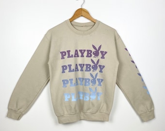 Playboy Crewneck Sweatshirt Print Logo Brown Color Men’s S