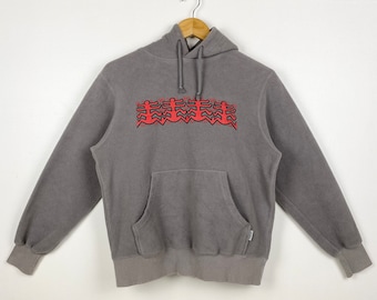 Vintage Keith Haring Hoodie Print Logo Grey Color Men’s S