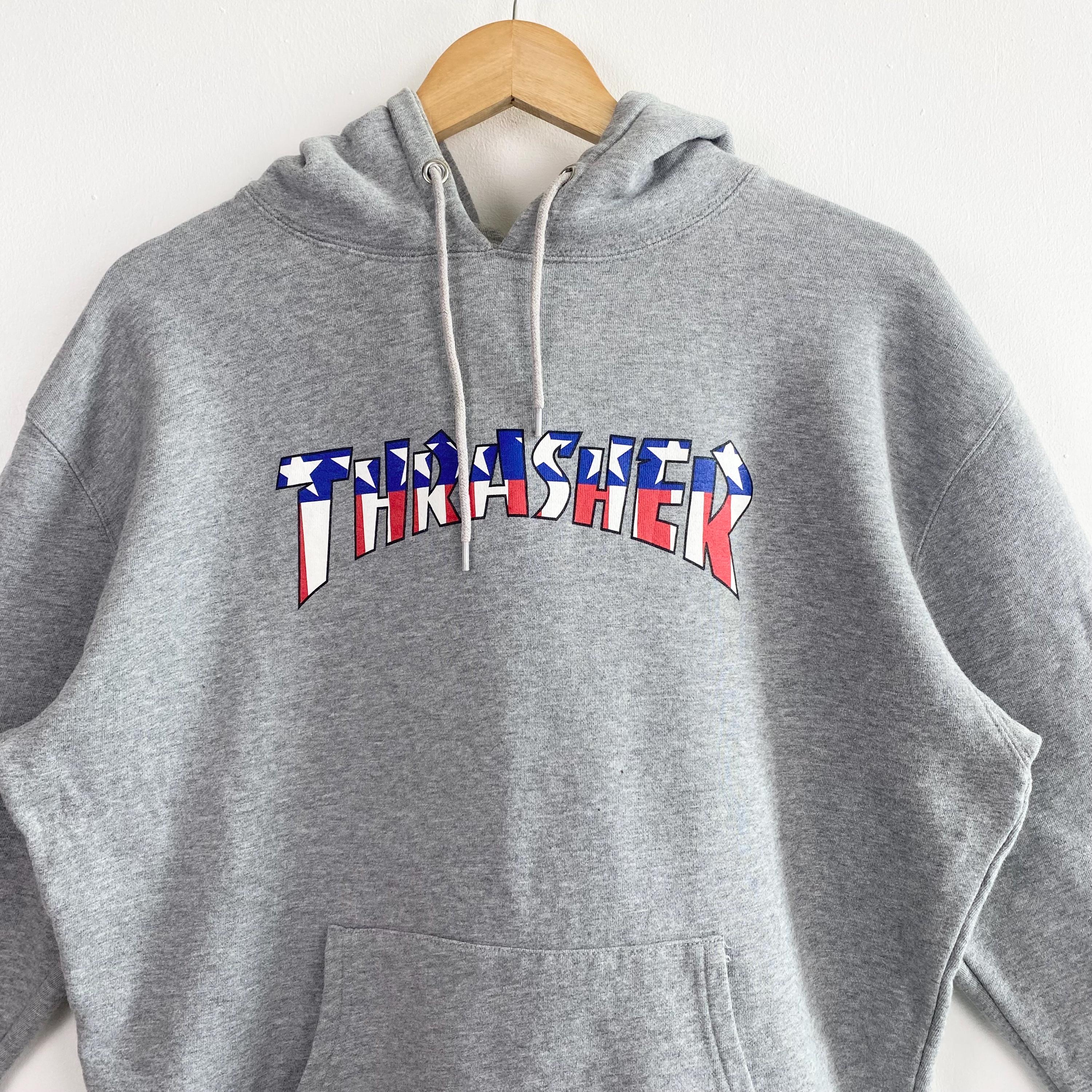 Thrasher X Starter Hoodie Print Logo Grey Color Men's L - Etsy Israel