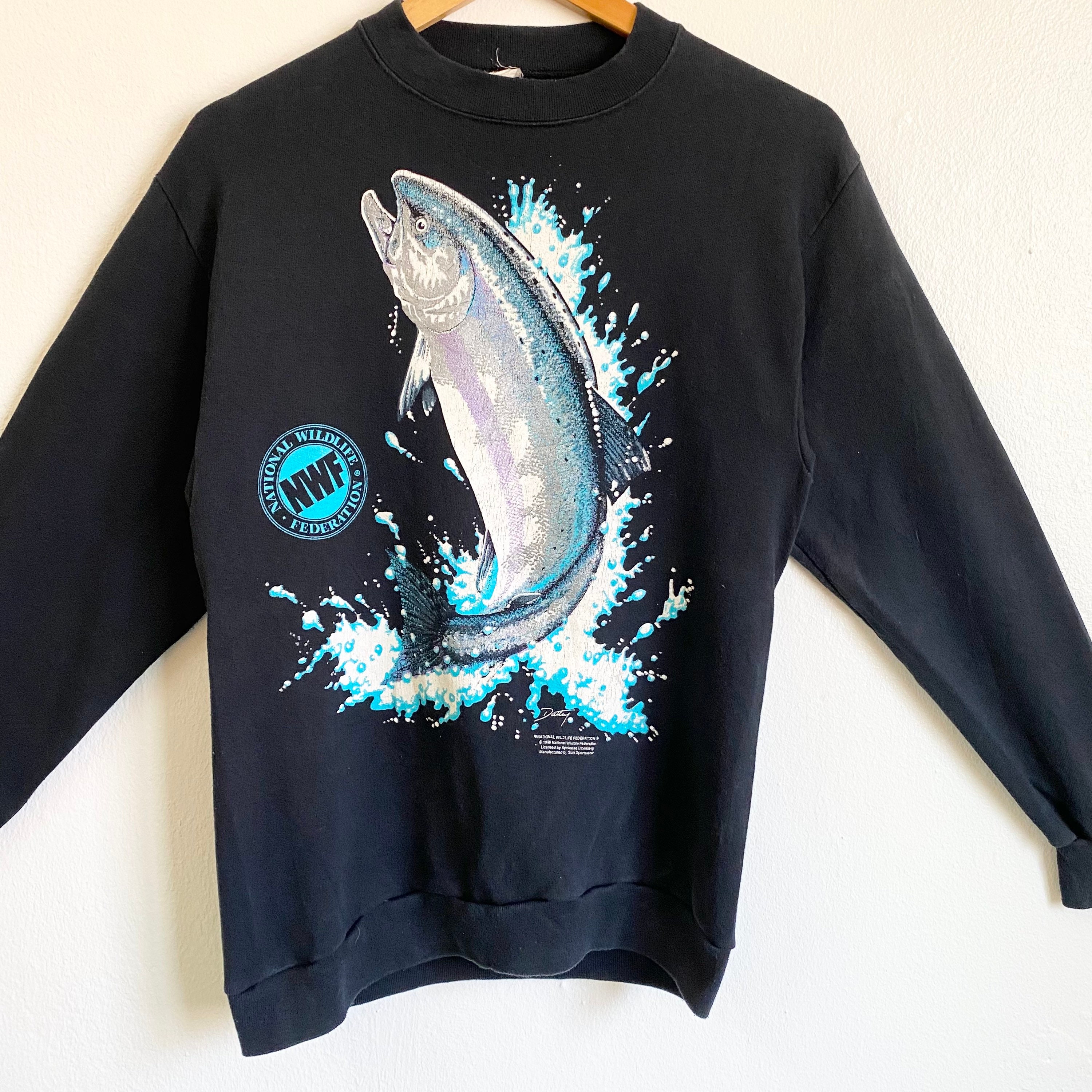 90s National Wildlife Federation Crewneck Sweatshirt Print Logo
