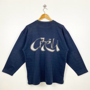 Vintage Oneill Crewneck Sweatshirt Print Logo Blue Color Men’s M