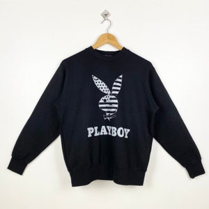 Vintage Playboy Crewneck Sweatshirt Print Logo Black Color Men’s Fit M