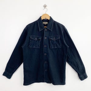 Koszula dżinsowa Kansai Yamamoto Vintage w kolorze czarnym, męska, rozmiar L