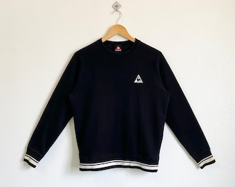 Vintage Juventus FC Track Top Jacket Embroidery Logo Black
