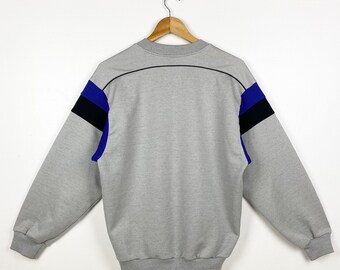 【le coq sportif】 AGA UNI Heavyweight Crewneck Sweatshirt 90s Le Coq Sportif Crewneck Sweatshirt Print Logo Grey Color
