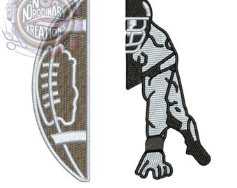 Football Down Set Embroidery Digital Download