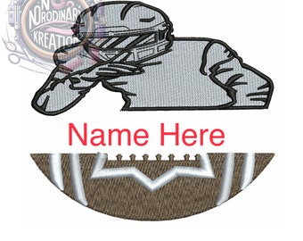 Football Shhhhhh! Embroidery Digital Download