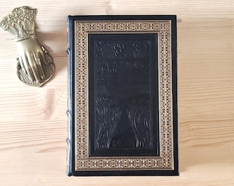 Moby Dick, Herman Melville, Franklin Oxford, Vintage hardback Book, Special Edition Fine leather Binding