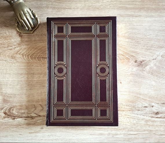 Jekyll and Hyde book by Robert Louis Stevenson, Easton Press 1980, full leather hardback, fine binding, illustrated, gothic horror, gift