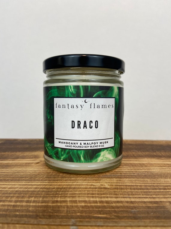 Dark Wizard Scented Candle Draco Malfoy Candle Wizard Etsy