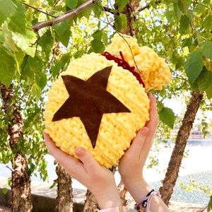 Acnh Bell bag crochet plush!