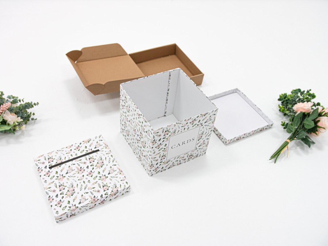 LS Designs Card Box Floral 10 x 10 Seamless Etsy