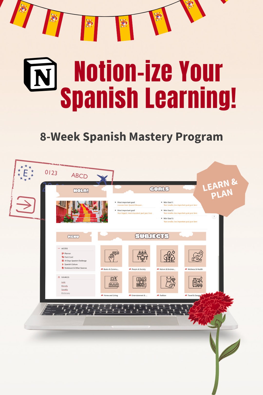 The Ultimate Notion Template for Spanish Selflearners Etsy The Ultimate Notion Template for Spanish Selflearners Etsy