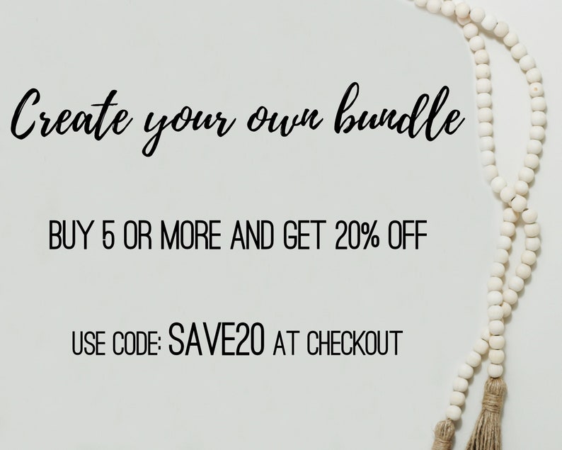 Puede incluir: Crea tu propio paquete. Compra 5 o m&aacute;s art&iacute;culos y obt&eacute;n un 20% de descuento. Usa el c&oacute;digo SAVE20 en la caja.