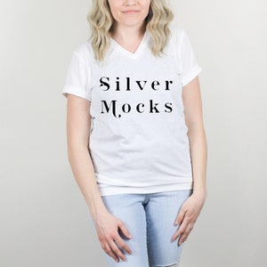 Women White V Neck Mockup, Bella Canvas Model Mockup, 3415 White Mockup, Unisex V Neck Mockup, White 3415 Mock Up
