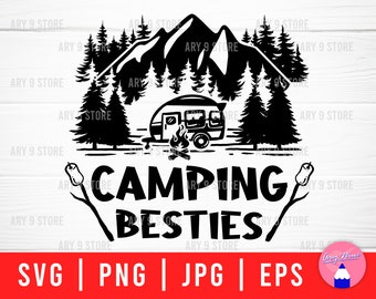 Free Free Camping Besties Svg 833 SVG PNG EPS DXF File
