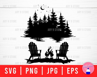 Free Free 163 Camping Scene Svg SVG PNG EPS DXF File