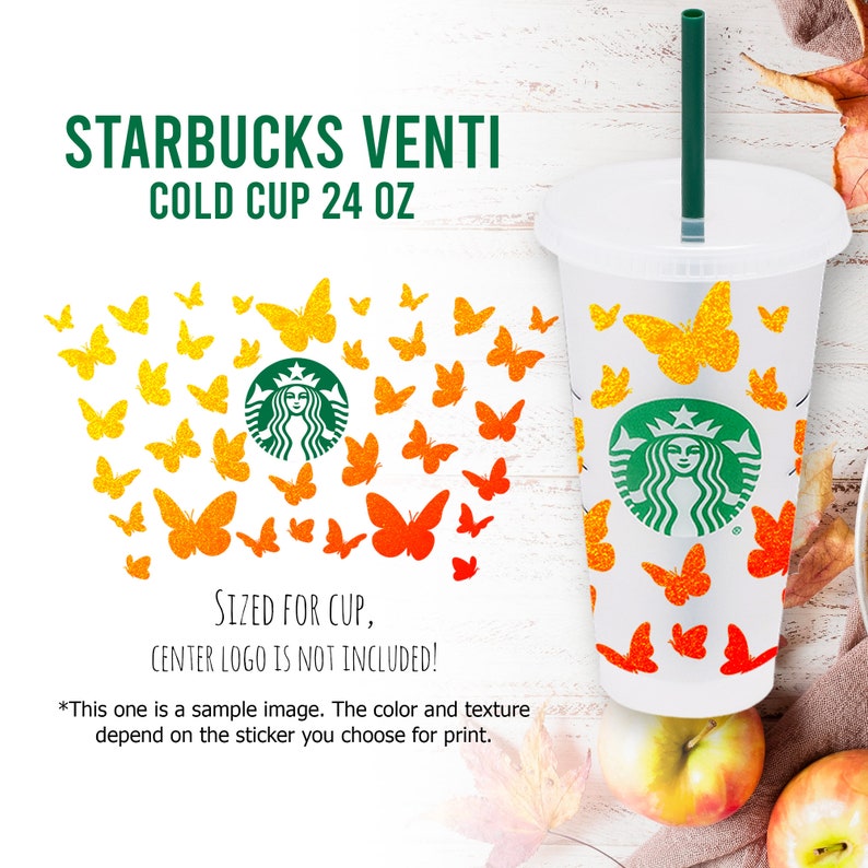 Download Butterfly Starbucks cold cup svg full wrap Autumn ...