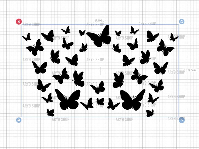 Free Free 105 Butterfly Free Starbucks Cup Wrap Svg SVG PNG EPS DXF File