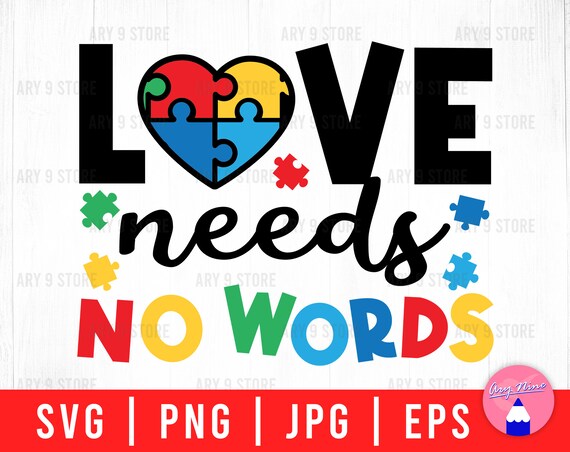 Love Needs No Words Autism Awareness Tshirt Gifts Love Needs No Words Autism Awareness Tshirt Gifts