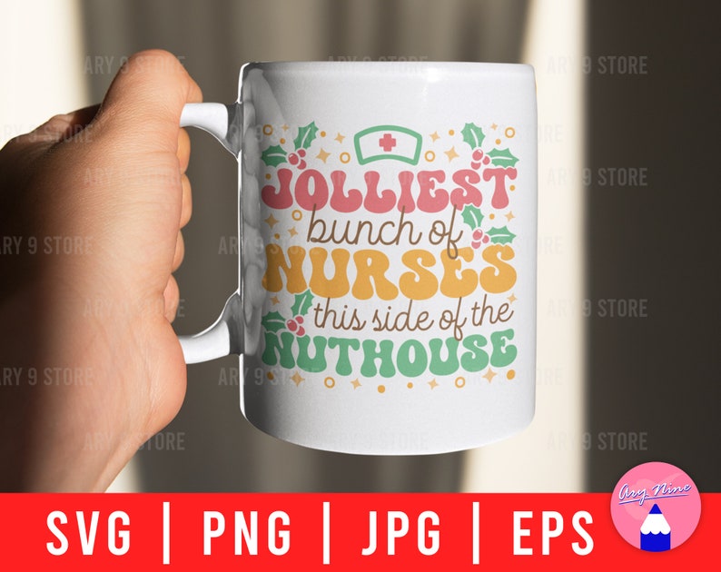 Jolliest Bunch of Nurses This Side of the Nuthouse Naughty - Etsy