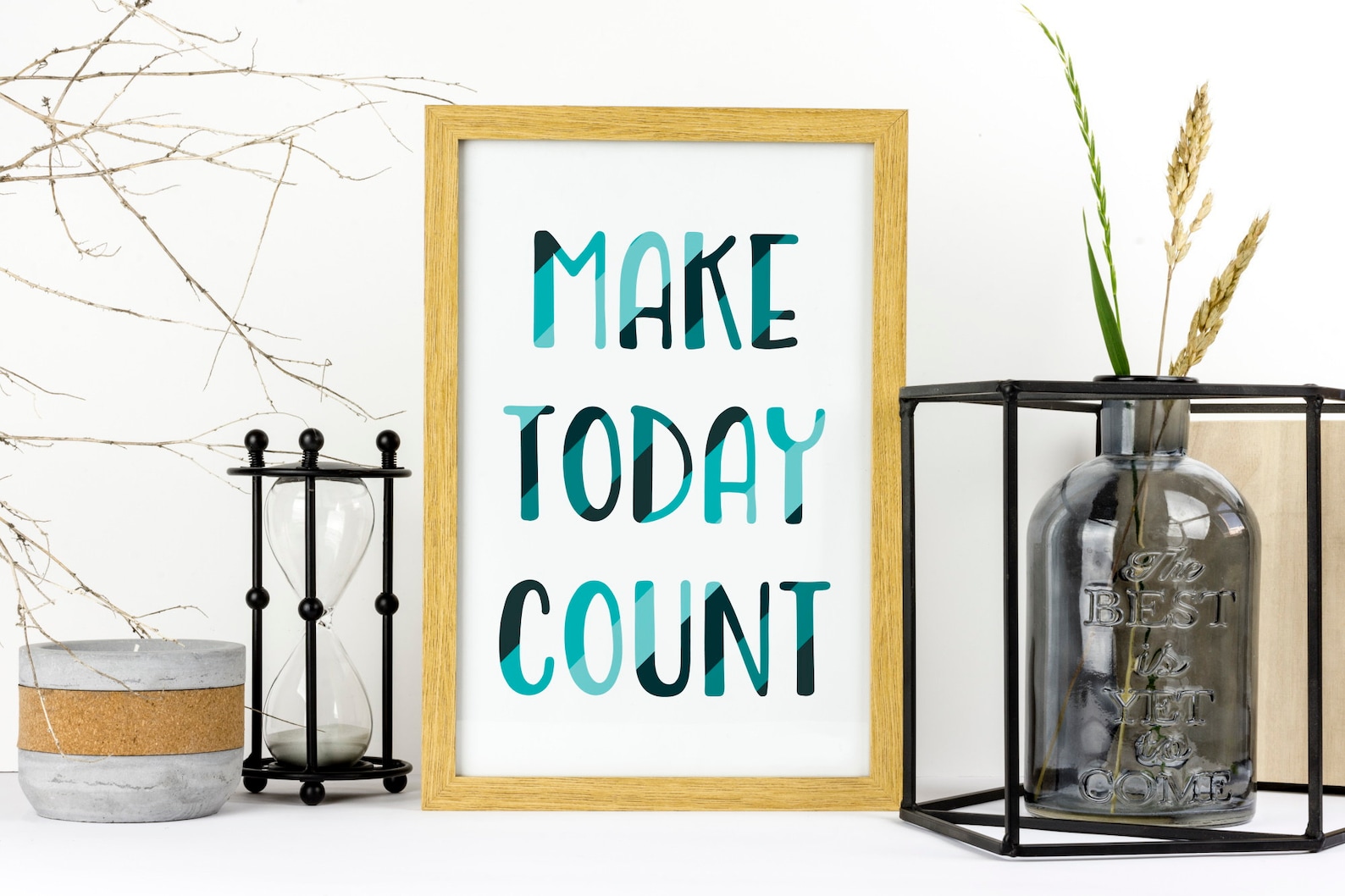 Make Today Count / Printable Wall Art / Inspirational Quote / Etsy España