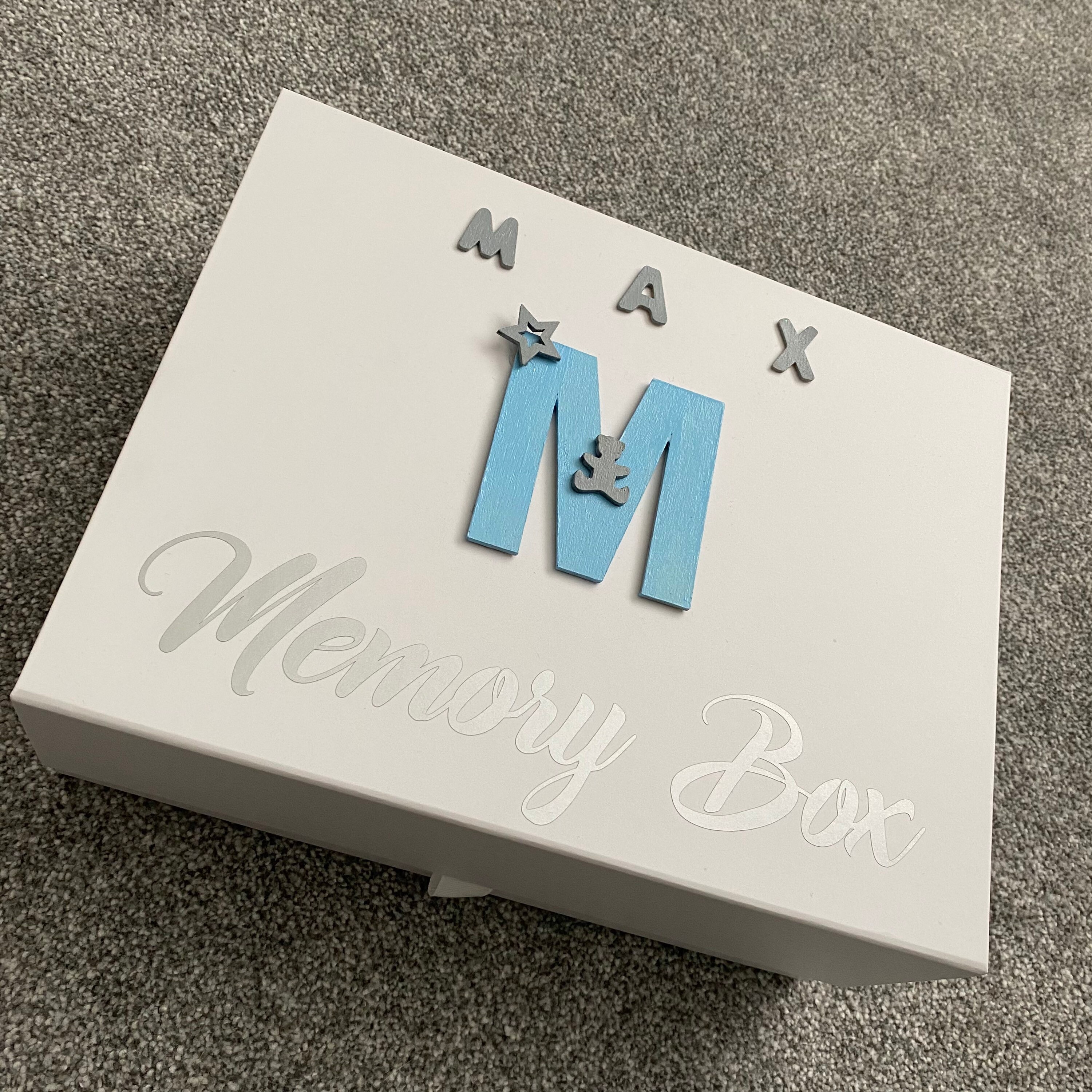 Personalised Baby Memory Box Etsy