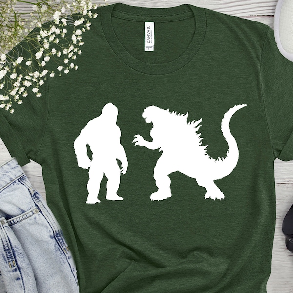 Kong Shirt, Godzilla Shirt, Kong and Godzilla Tee, Kong Shirt Kids, King Kong Shirt, King Kong Shirts, Godzilla Shirts, Kong and Godzilla