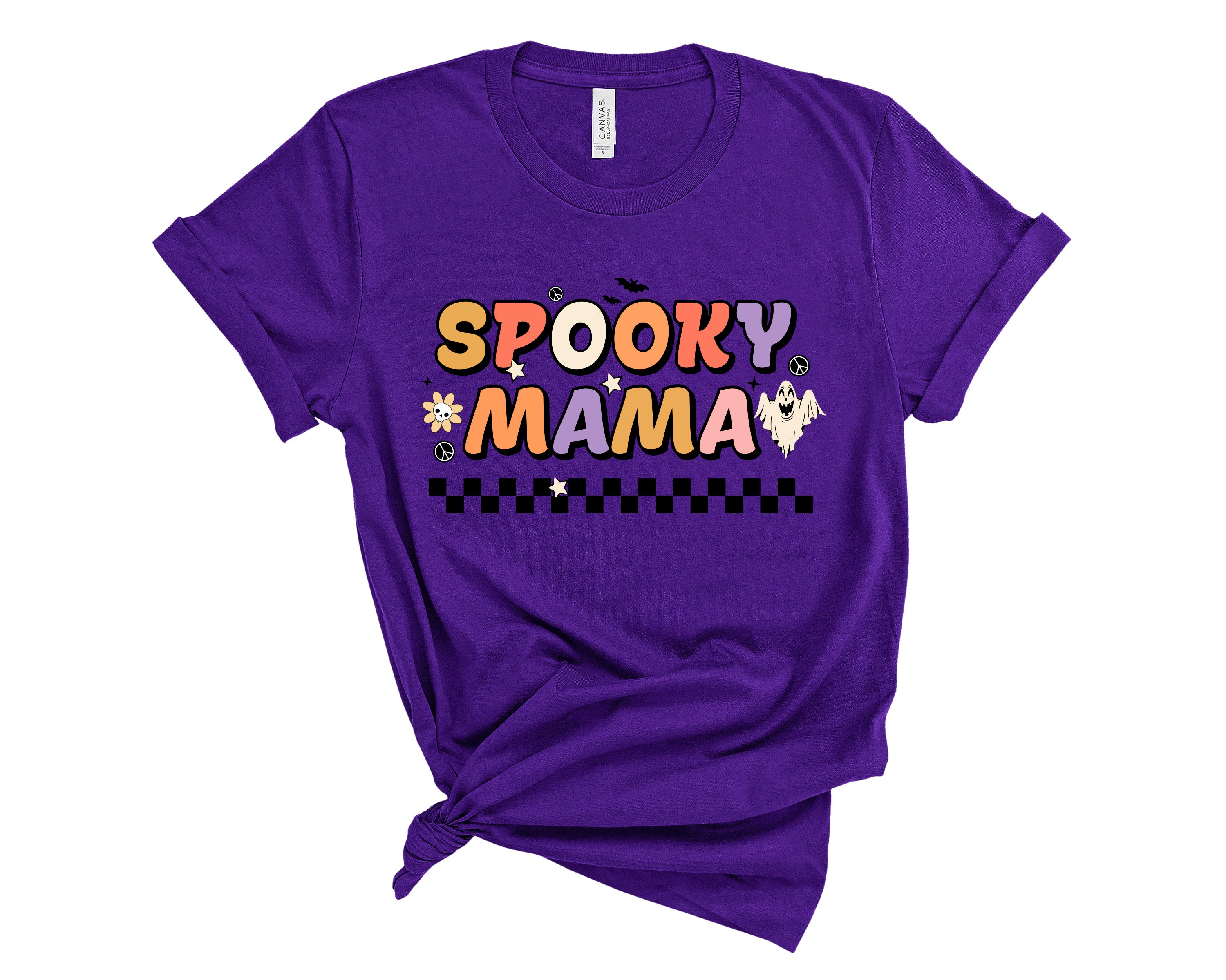 Discover Matching Halloween Shirt, Spooky Mama, Spooky Mini, Halloween Couple Shirt, Spooky Season, Customize Halloween Shirt, Halloween Family Shirt