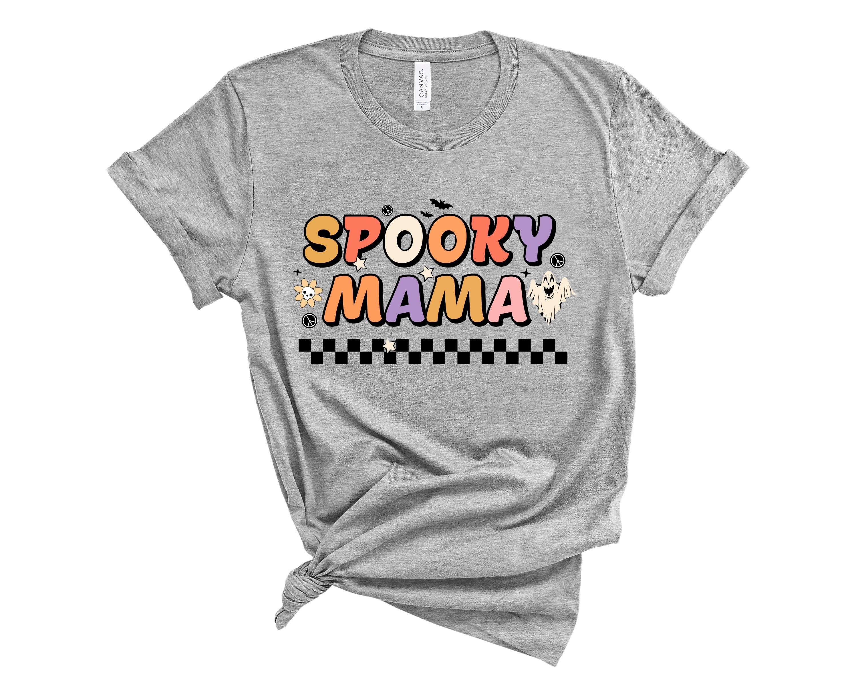 Discover Matching Halloween Shirt, Spooky Mama, Spooky Mini, Halloween Couple Shirt, Spooky Season, Customize Halloween Shirt, Halloween Family Shirt