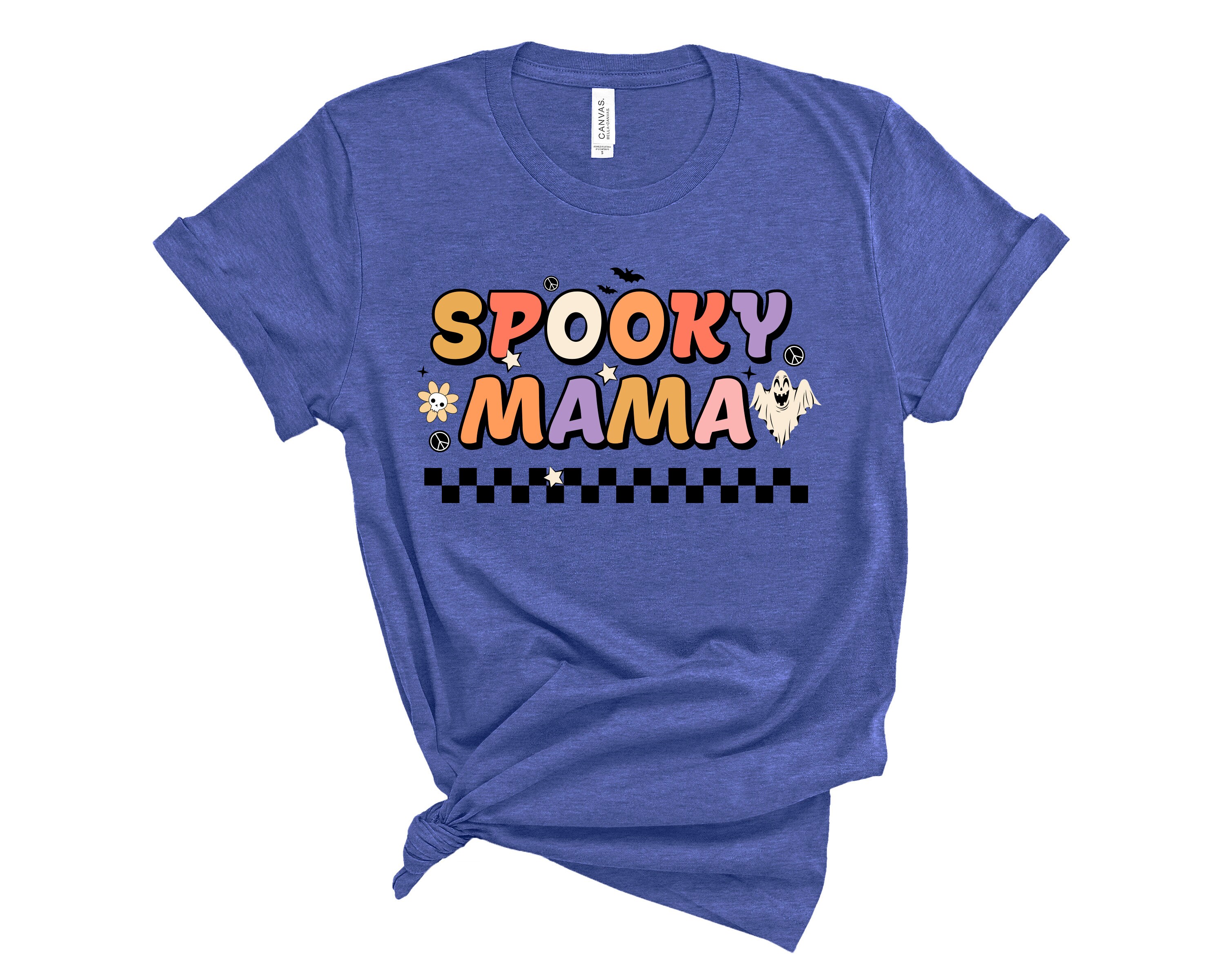 Discover Matching Halloween Shirt, Spooky Mama, Spooky Mini, Halloween Couple Shirt, Spooky Season, Customize Halloween Shirt, Halloween Family Shirt