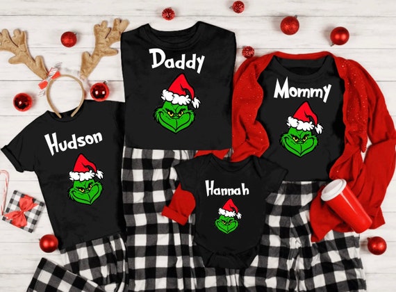 Family Grinch Shirt Family Christmas T 