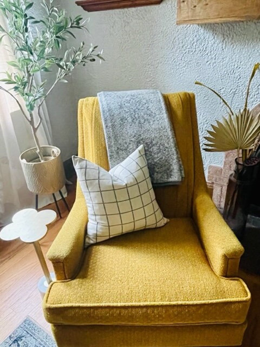 Neutral Windowpane Throw Pillow Cover Throw Pillow Cover Etsy