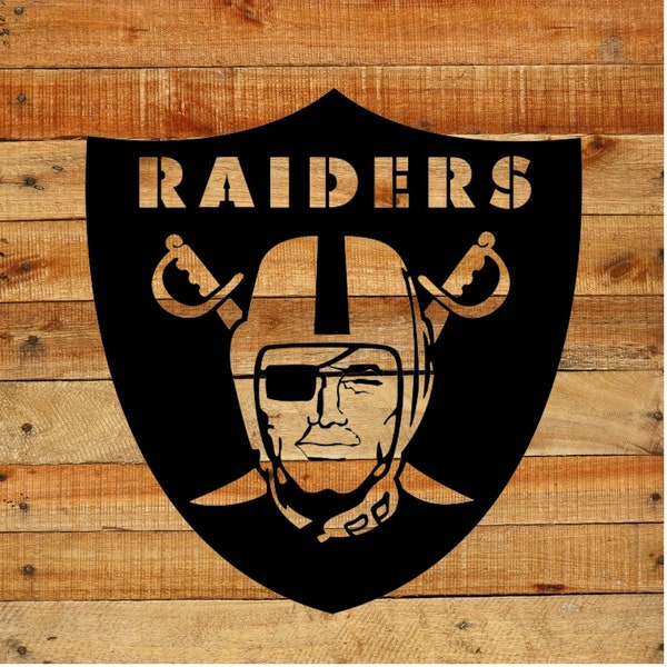 Raiders football lovers for his or her birthday for man cave for his garage game room decor