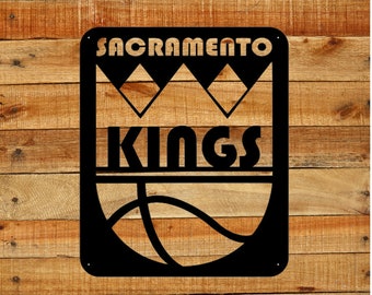 Sacramento Kings basketball lovers for his or her birthday for man cave for his garage game room decor