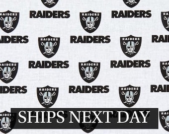 58" Raiders Cotton Fabric | Cut to Order | Ships NEXT DAY* | 100% Cotton