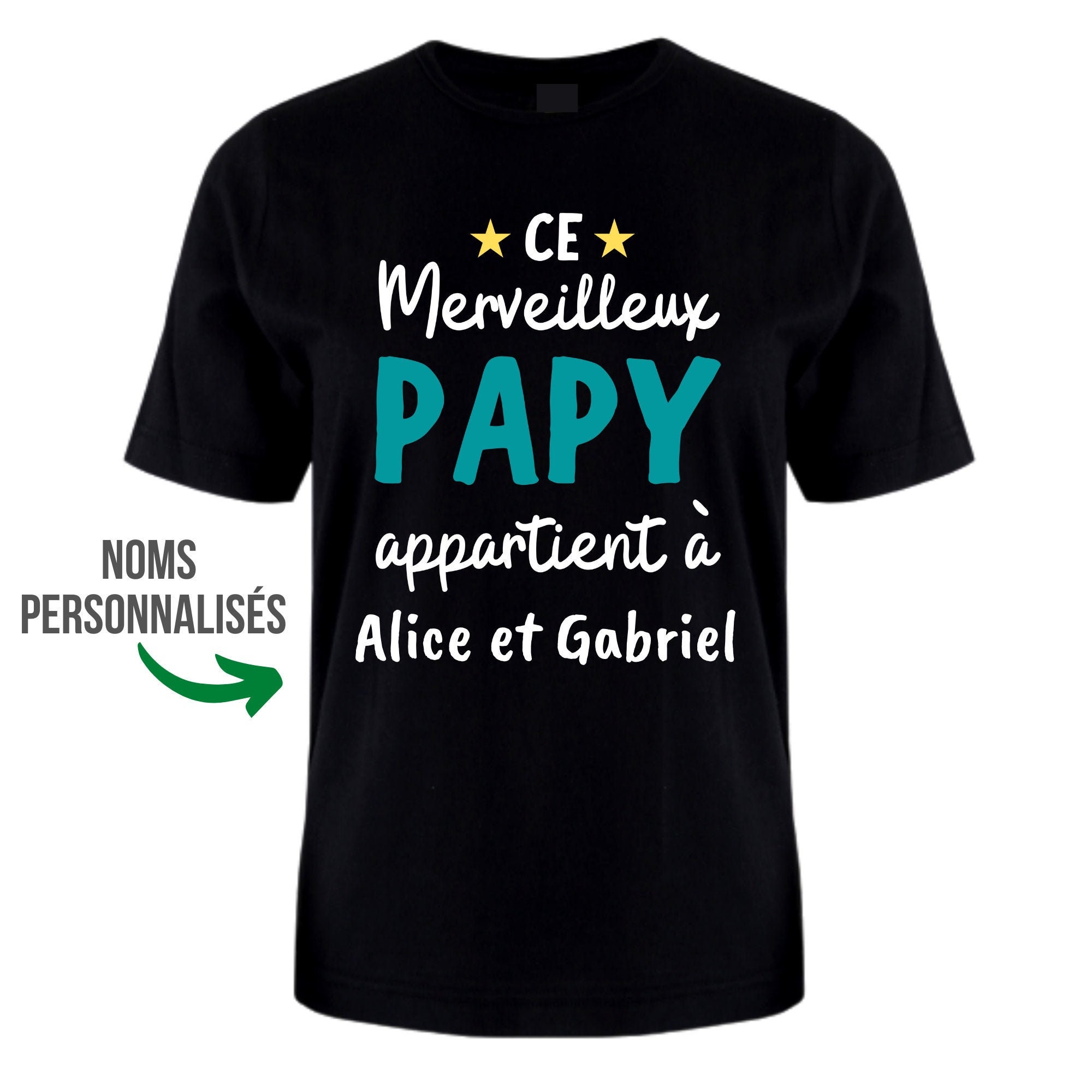 T-shirt Personnalisé « Fists Bump » Pour Papa Et Enfants Avec Noms, Meilleur T-shirt « Meilleur