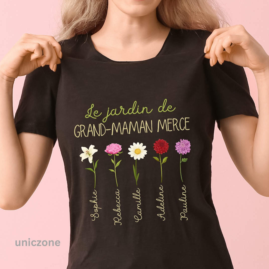 Cadre personnalisable fleur en papier , cadeau fête des grand-mères