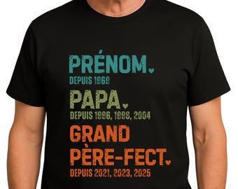 T-shirt Humour « Papy » – Cadeau Drôle Pour Grand-père, Père – Coupe Classique, Léger - 10