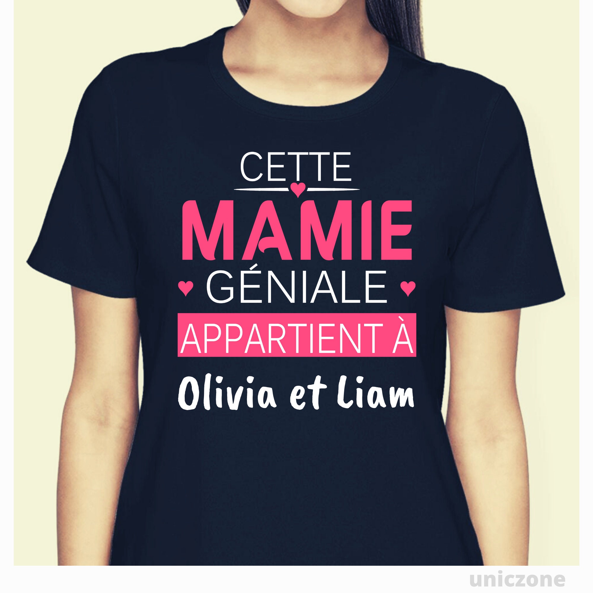 Tee-shirt cadeau anniversaire papy mamie