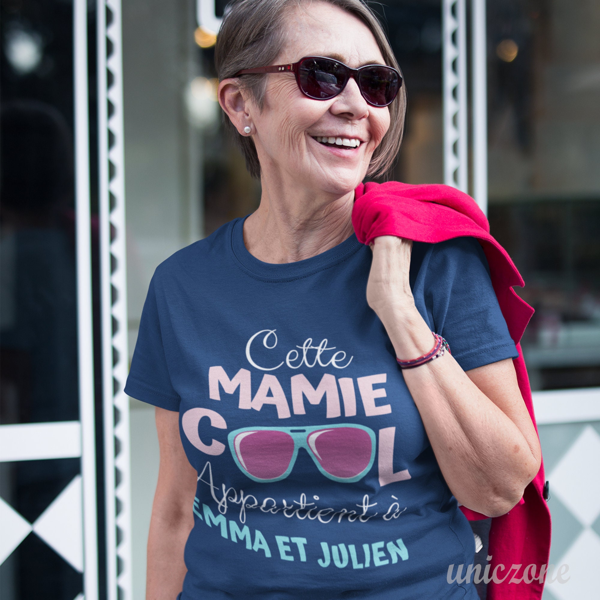 Cette Mamie Géniale T-shirt Personnalisé, Annonce De Grossesse