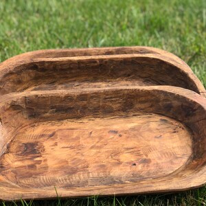 Authentic Handmade Wooden Dough Bowl- “THE MEDIUM MANGOWOOD” image 6