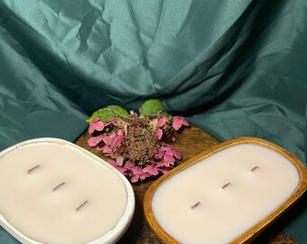 3 wick BOHO Dough Bowl Candle I BOHO decor I Coconut Wax I FREE wick scissors