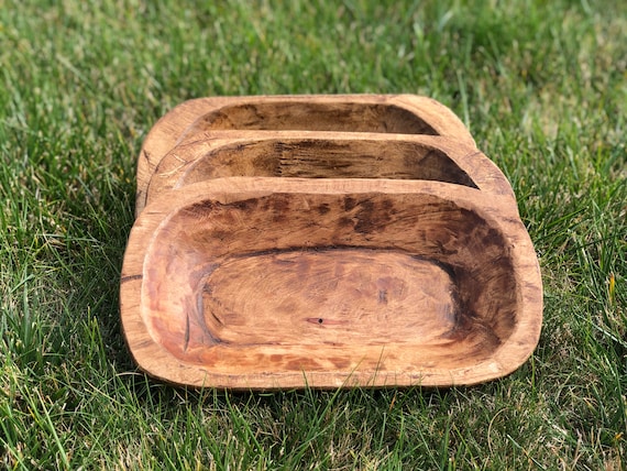 Authentic Handmade Wooden Dough Bowl- “THE MEDIUM MANGOWOOD”