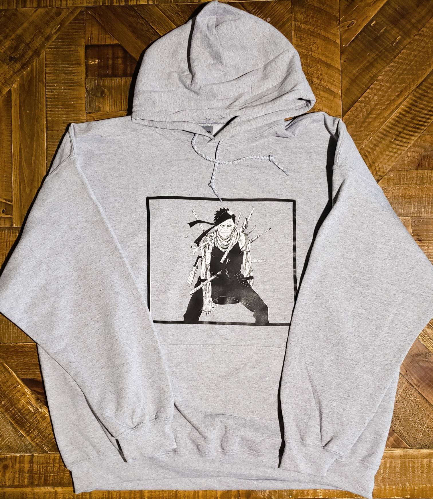 Zabuza Momochi Hoodie Anime Naruto Etsy